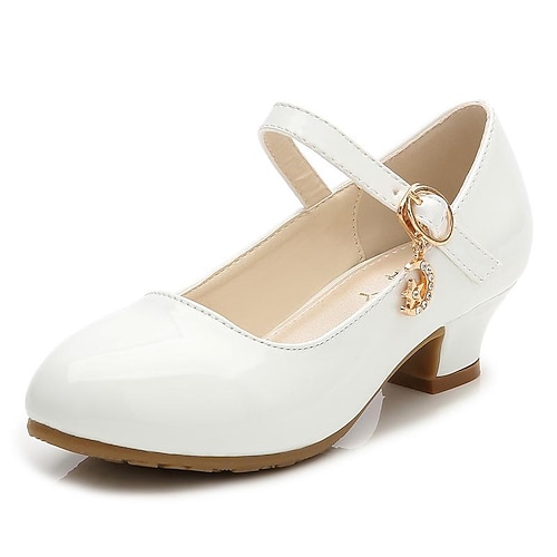 Mary-Jane-Abendschuhe aus Lackleder für Mädchen mit Knöchelriemen elegantes Schuhwerk für Partys und formelle Anlässe Image