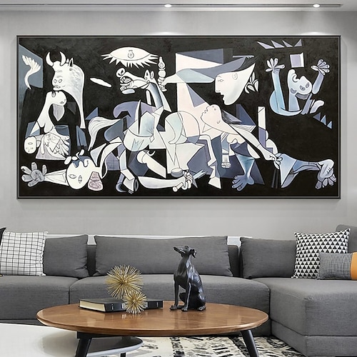 Handgemacht Hang-Ölgemälde Handgemalte Horizontal Berühmte Karikatur Moderne Klassisch Ohne Innenrahmen (ohne Rahmen) Image