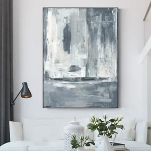 Hang-Ölgemälde Handgemalte Vertikal Abstrakt Landschaft Moderne Modern Ohne Innenrahmen (ohne Rahmen) Image