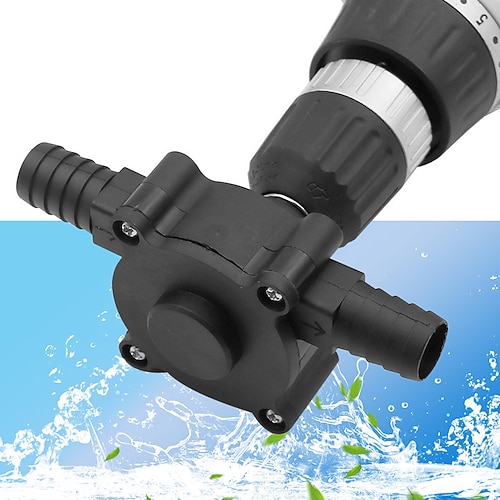 Wasserpumpe Mini-Bohrmaschine treibt tragbare Bohrmaschine Pumpe große Durchflusspumpe selbstansaugende Transferölflüssigkeit Wasserpumpe Image
