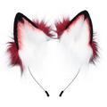 Handgefertigter Simulations-Tier-Ohr-Haarreifen aus Plüsch, verkleiden Sie sich als Wolf-Ohr-Stirnband, Cosplay als einsamer Wolf-Haar-Accessoire