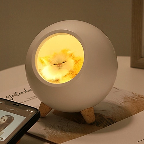 Frauentagsgeschenke Katzenliebhaber-Geschenke für Frauen Katzen-Nachtlicht für Ehefrau Mutter Teenager-Mädchen süßes Katzenhaus Geburtstagsgeschenke Geschenke zum Muttertag für Mama Weihnachtsgeschenk Image