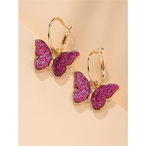 Damen Ohrringe Mode Outdoor Schmetterling Ohrring
