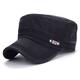 Herren Schiebermütze Cap Basecap Militärmütze Kadettenhut Schwarz Blau Baumwolle Jahrgang Reise Strand Design Outdoor Urlaub Glatt Einstellbar Waschbar Bequem