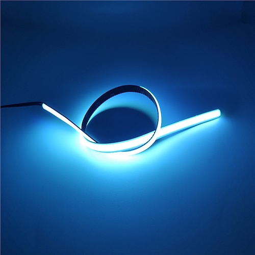 cob led streifen lichter flexibel neon wasserdicht 60cm 2ft 8w dc12v weiß gelb rot blau grün blau rosa hintergrundbeleuchtung wohnkultur Image