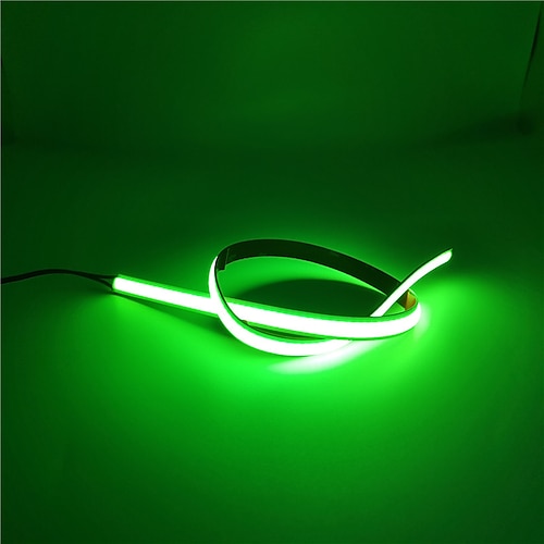 cob led streifen lichter flexibel neon wasserdicht 60cm 2ft 8w dc12v weiß gelb rot blau grün blau rosa hintergrundbeleuchtung wohnkultur Image