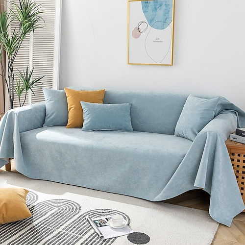 Wasserdichte Couchbezüge, Sofa-Handtuchdecke, Bauernhaus-Schonbezüge für Hunde, Haustier, Schnittsofabezug für Zweisitzer, L-Form, 3-Sitzer, Sessel, waschbare Couch, strapazierfähiger Schutz Image