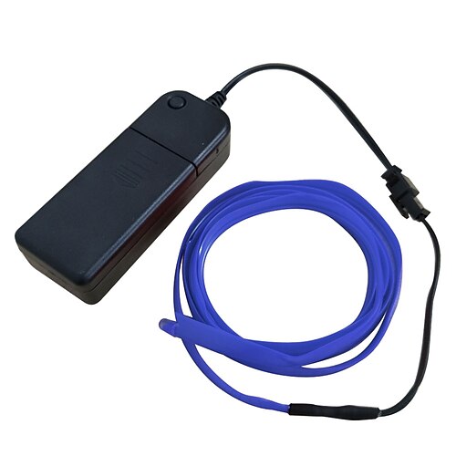 5m Lichterkette 0 LEDs el 1pc weiß rot blau wasserdichter selbstklebender Neon-Elektrolumineszenzdraht Image