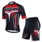 21Grams Herren Radtrikot mit Radhose kurz Trägern fahrradbekleidung set Radtrikot mit Radhose fahrradbekleidung set Kurzarm MTB Mountain Rennrad Schwarz Grün Himmelblau Graphic Fahhrad Sportkleidung