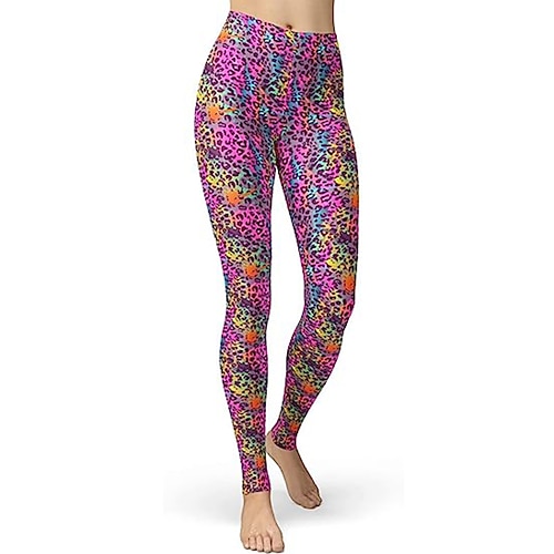 Retro Vintage 1980er Leggings Kostüm Damen Alltagstauglich Pride Parade Pride-Monat Hose Image