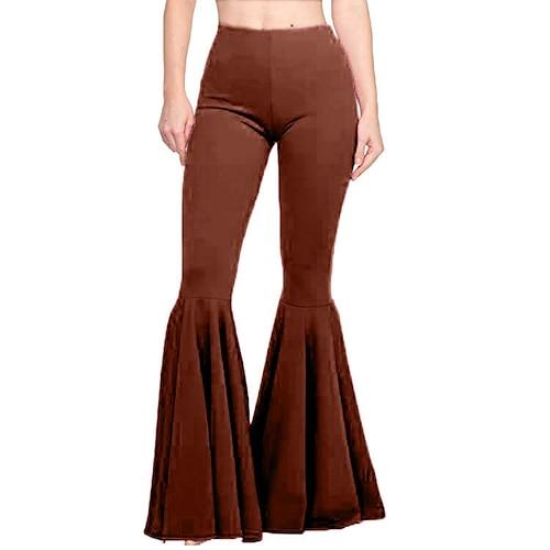 Puppe 1970er Disko Y2K Schlaghose Damen Kostüm Jahrgang Cosplay Casual Hosen Schlager Outfit