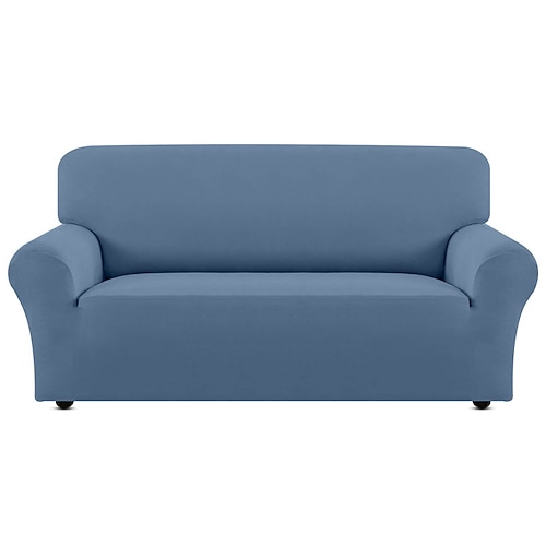 Stretch-Sofabezug, Schonbezug, burgunderfarben, elastisch, Sofagarnitur, Sessel, Loveseat, 4- oder 3-Sitzer, L-förmiges Sofa, Möbelschutz, Anti-Rutsch-Bezug, weich, waschbar Image