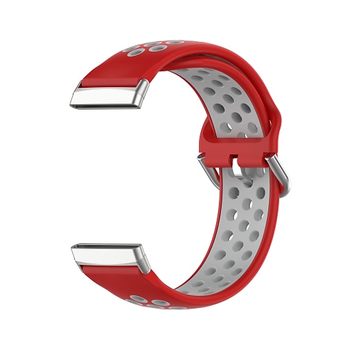 Smartwatch-Band Kompatibel mit Fitbit Versa 4 Sense 2 Versa 3 Sense Legierung Silikon Smartwatch Gurt Elastisch Verstellbar Schnalle aus Edelstahl Sportarmband Ersatz Armband Image