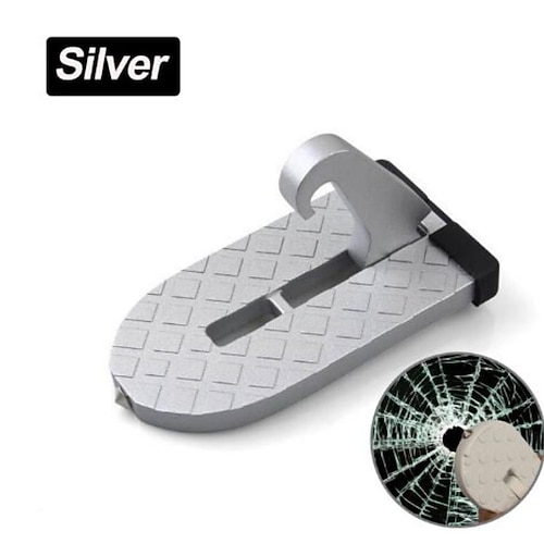 Faltbarer Autodachträger Schritt Autotür Schritt Multifunktions-Universal-Klapphaken Fußpedal Aluminiumlegierung Sicherheit Autozubehör