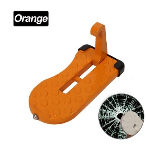 Faltbarer Autodachträger Schritt Autotür Schritt Multifunktions-Universal-Klapphaken Fußpedal Aluminiumlegierung Sicherheit Autozubehör