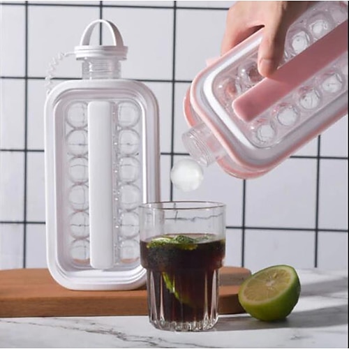 1 Stück Eiskugelbereiter Wasserkocher Küche Bar Zubehör Gadgets kreative Eiswürfelform 2 in 1 multifunktionaler Behältertopf Image