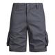 Herren Cargo Shorts Kurze Hosen Shorts Kurze Hosen Bermudas Tasche Glatt Komfort Atmungsaktiv Outdoor Täglich Ausgehen Brautkleider schlicht Groß und hoch Dunkelbraun Schwarz