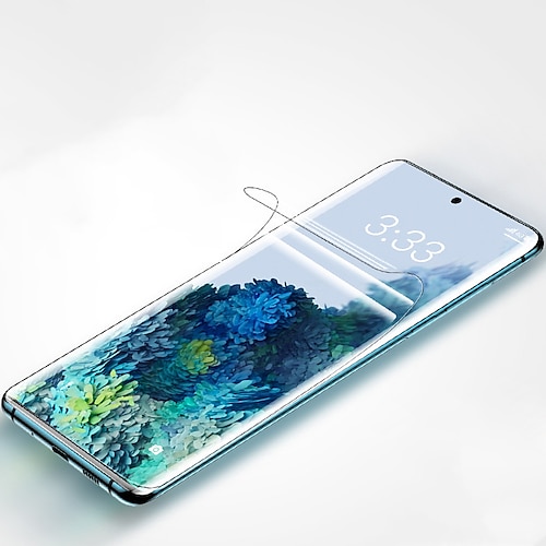 [3 Pack] Schutzfolie Für Samsung Galaxy S25 Ultra S25 Ultra Plus S23 S22 S21 S20 Plus Ultra A35 5G A54 A34 A14 TPU-Hydrogel 9H Härte Selbstheilend Anti-Blasen Anti-Fingerprint Explosionssicher Image