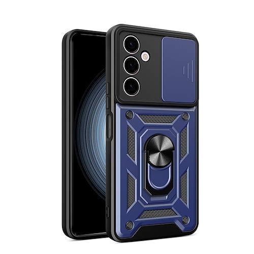 Handy Hülle Handyhüllen Für Samsung Galaxy S26 Ultra Plus S25 S24 S23 S22 S21 FE S21 Ultra Plus S20 A32 Rückseite Stoßrahmen Unterstützt kabelloses Laden Militärschutz Retro Rüstung TPU PC Image