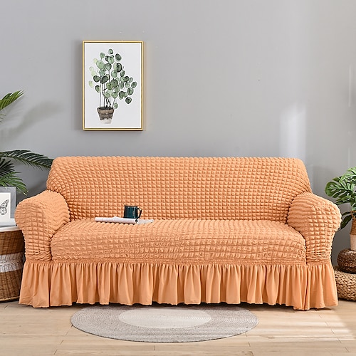 Stretch-Sofabezug, Schonbezug, Burgunderrot, elastisch, modernes Ecksofa für Wohnzimmer, Sofabezug, Ecksesselschutz, Sofabezug, 1/2/3/4-Sitzer Image