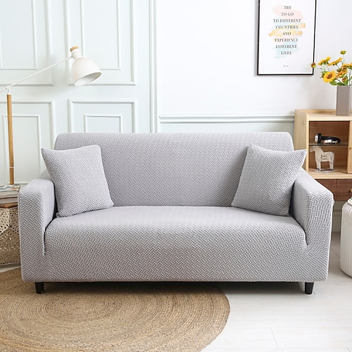 Stretch-Sofabezug, Schonbezug, Burgunderrot, elastisch, modernes Ecksofa für Wohnzimmer, Sofabezug, Ecksesselschutz, Sofabezug, 1/2/3/4-Sitzer Image