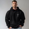 Grafik-Hoodie-Sweatshirt für Herren, Cross-Fashion-Hoodie, Urlaub, Urlaub, Streetwear-Hoodies, schwarz-weiß, langärmelig, mit Kapuze, Aufdruck, Frühling und Herbst, Designer-Hoodie-Sweatshirt