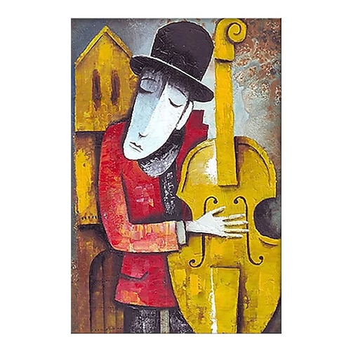 Mintura handgefertigte Figur Ölgemälde auf Leinwand Wandkunst Dekoration modernes abstraktes Bild für Wohnkultur gerolltes rahmenloses ungedehntes Gemälde Image