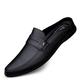 Herren Cloggs Pantoletten Lederschuhe Halbschuhe Vintage Klassisch Brautkleider schlicht Täglich Party Abend Nappaleder Leder Atmungsaktiv Rutschfest Tragen Sie Beweis Stiefeletten / Stiefeletten