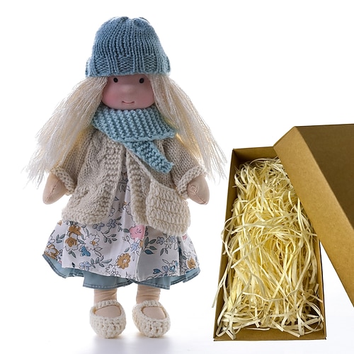 Waldorfdoll Künstler handgemachte Mini-Veränderungspuppe DIY Puppe SZ Waldorf Weihnachtsgeschenk Image