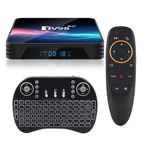 tv98 Android 11.0 TV-Box Quad Core v11 8 GB 16 GB 2,4 g/5 g Dualband-WLAN 4K-Mediaplayer Set-Top-Digitalfernsehen LAN 100 m/1000 m Image