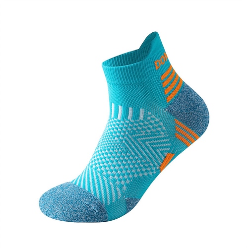 Herren 1 Paar Socken Socken Stricken Rutschfeste Socken Laufsport Socken Schwarz Marinenblau Farbe Streifen Frühling, Herbst, Winter, Sommer Image