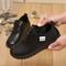 Damen Turnschuhe Flache Schuhe Slip-Ons Geschenke zum Valentinstag Übergrössen Weiche Schuhe Valentinstag Täglich Feste Farbe Winter Flacher Absatz Runde Zehe Elegant Brautkleider schlicht Komfort