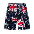 Herren Boardshorts Badeshorts Badehose Schwimmshorts Bademode Sommer-Shorts Strandshorts Kurze Hosen Kordelzug Elastische Taille Graphic Komfort Atmungsaktiv Kurz Casual Täglich Strand Modisch