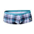 Herren Bademode Badehose Schwimmshorts Badehosen Bedruckt Buchstabe Gitter Atmungsaktiv Weich Outdoor Casual Täglich Hawaiianisch Stilvoll Rote Marineblau Mikro-elastisch