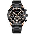 Curren Herrenuhr Top-Marke Luxus Sport Quarz Herrenuhren Vollstahl wasserdicht Chronograph Armbanduhr Herren Relogio Masculino