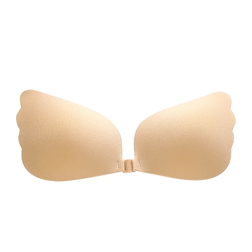 BHs für Damen in Übergrößeamp;Bralettes Klebe-BH trägerlos 3/4 Cup einfarbig mikroelastisch atmungsaktiv Push Up unsichtbar Hochzeitsfeier Partyamp;Abendsilikagel 805-1 Hautton / 1 Stück Image