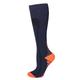 Herren Socken Kompressionssocken Lange Socken Strumpfwaren Schwarzgrau gelb fluoreszierend Farbe Sommer Frühling Winter Herbst