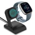 Ladestation für Fitbit Sense/Sense 2/Versa 4/Versa 3, Uskiim rutschfeste Ladestation, Basisstation mit 3,3 Fuß USB-Kabel, Ersatz für Fitbit Sense-Ladegerät