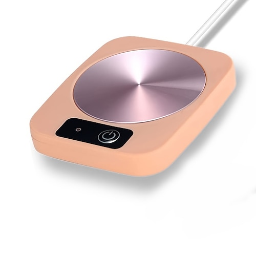 Kaffeetassenwärmer Wasserdichter Smart Cup Kaffeetassenwärmer Untersetzer zum Aufwärmen heizung kaffee getränke milch tee und heiße schokolade aluminium metallplatte sicher zuverlässig Image