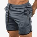 Herren Sportliche Shorts Trainingsshorts Kurze Sporthose Kurze Sporthose Sport Shorts Kordelzug Sportlich Einfarbig Radfahren Atmungsaktiv Knielänge Sport Fitness Fitnessstudio Sport Sport und