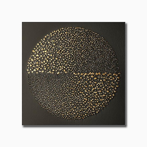Abstrakte Wandkunst auf Leinwand, Schwarzgold, geometrische Drucke und Poster, Malerei, moderne nordische Luxus-Wandkunst, Wohnzimmer, Heimdekoration, ohne Rahmen Image