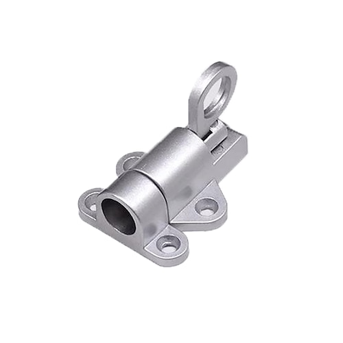 Riegelschloss aus Aluminiumlegierung, selbstschließend, automatischer Riegel, Fenstertor, Sicherheitszugring, Federschlag, Türriegelriegelschloss Image