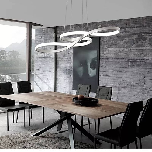 l.t lights 1-flammig 75cm Acryl dimmbare Pendelleuchte LED-Kronleuchter verstellbares Notendesign modern für Zuhause Wohnzimmerbeleuchtung nur dimmbar mit Fernbedienung Image