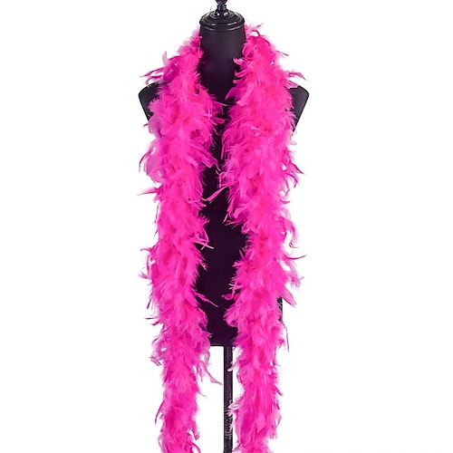 Boland Deluxe Federboa 70 Zoll Truthahnfeder-Schal Bekleidungsaccessoires Weihnachtsgeschenk Image