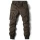 Herren Cargohose Cargohosen Cargohose Hose Hosen Kordelzug Elastische Taille Multi Pocket Feste Farbe Casual Täglich Freizeitskleidung Modisch Klassisch Olivgrün Grau Blau