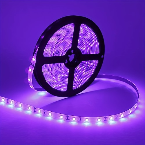 LED Lichtstreifen lila LED Lichtstreifen USB-Schnittstelle mit Schalter oder Batteriebox SMD2835 LED nicht wasserdicht Lampe Image