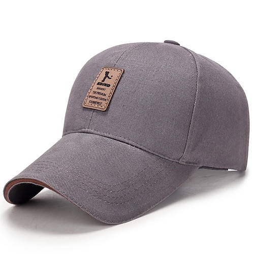 Herren Unisex Cap Basecap Kappe Schwarz Weiß Polyester Reise Strand Design Outdoor Urlaub Glatt Einstellbar Sonnenschutz Atmungsaktiv Modisch Image