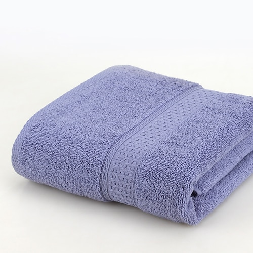 Großes Badetuch, 140 x 70 cm, Hotel-Badetücher aus 100 % Baumwolle, schnell trocknend, super saugfähig, leicht, weich, in mehreren Farben, mit Sternen bewertet, Hotel-Firmengeschenke, Textilien Image