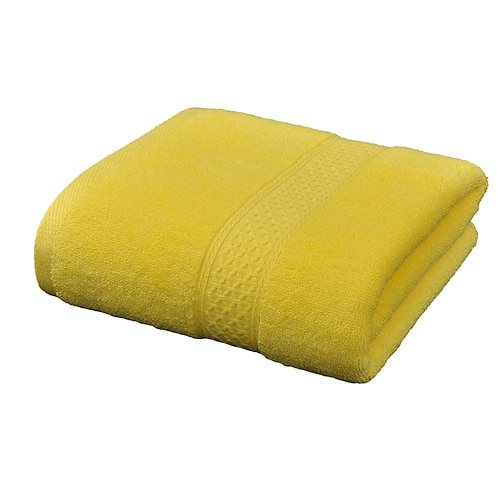 Großes Badetuch, 140 x 70 cm, Hotel-Badetücher aus 100 % Baumwolle, schnell trocknend, super saugfähig, leicht, weich, in mehreren Farben, mit Sternen bewertet, Hotel-Firmengeschenke, Textilien Image