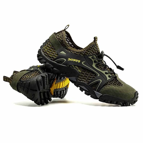 Robuste Outdoor-Wanderschuhe für Herren – atmungsaktives Mesh-Design mit rutschfester Sohle, Trailrunning- und Trekkingschuh Image